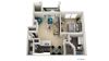 Floorplan A1A 1x1